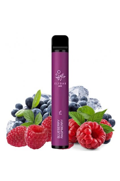 elf bar blueberry raspberry e cigareta