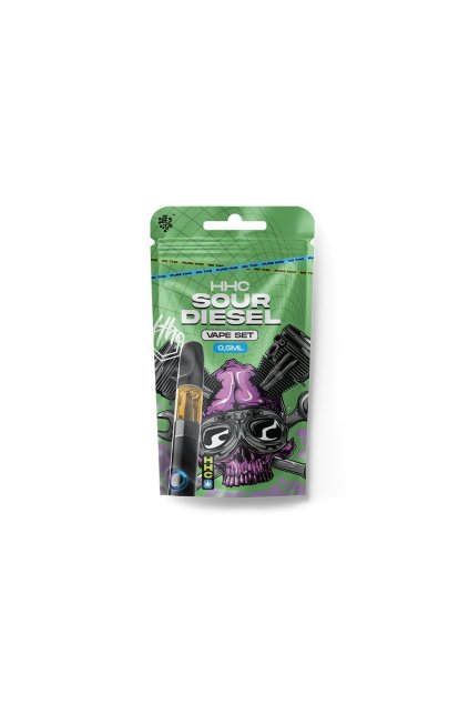 HHC Vapovaci set Sour Diesel 0,5ml min