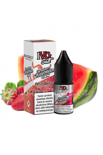 e liquid ivg salt strawberry watermelon chew min