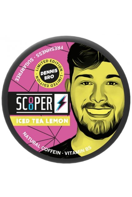 scooper ice tea lemon energy sacky