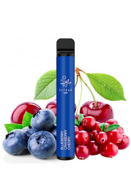 elf bar 600 blueberry cranberry cherry jednorazova e cigareta