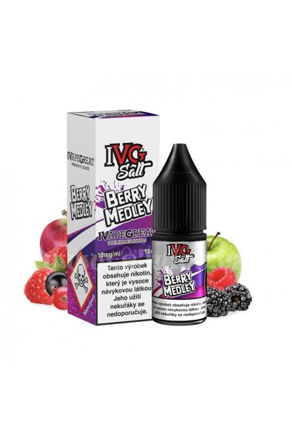 e liquid ivg salt berry medley 10 a 20mg min