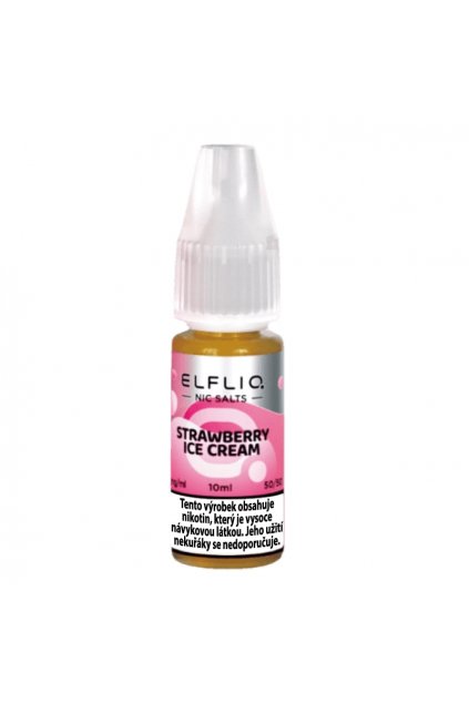 elfliq e liquid elf bar strawberry ice cream 20mg