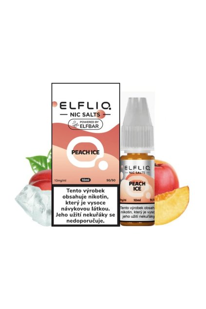 E liquid Elf Bar ELFLIQ Peach Ice min