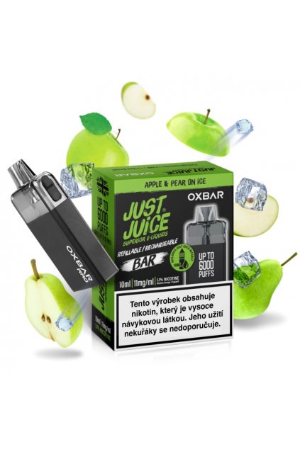 Oxbar + Just Juice Apple Pear on Ice 11mg min