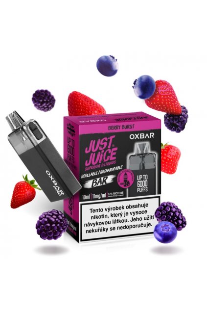 Oxbar + Just Juice Berry Burst 11mg min