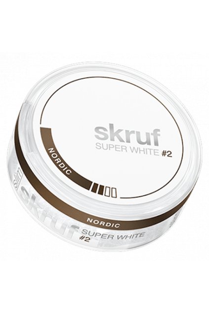 skruf super white lekorice nikotinove sacky nordiction