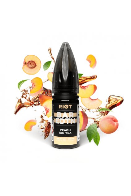 riot bar salt e liquid peach ice tea min