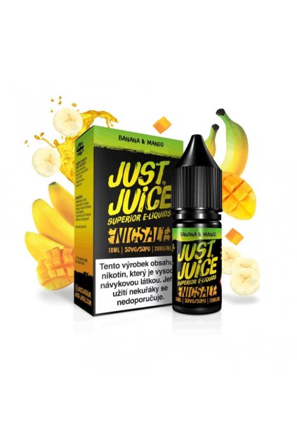 Just Juice Salt Banana Mango e liquid min