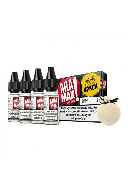 e liquid Aramax Vanilla Max min