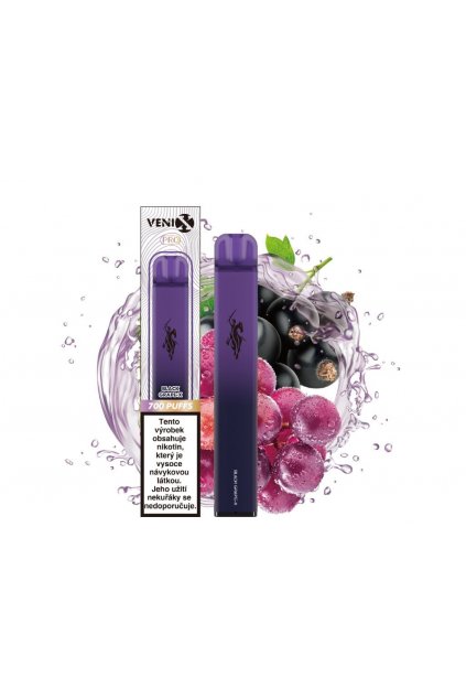 Venix Pro Black Grape X Jednorazova e cigareta