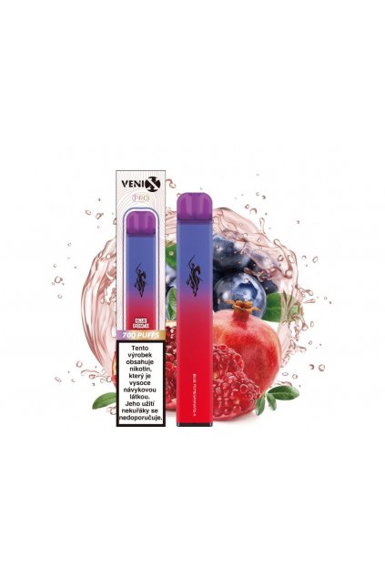 Venix Pro Blue Pomegranate X Jednorazova e cigareta