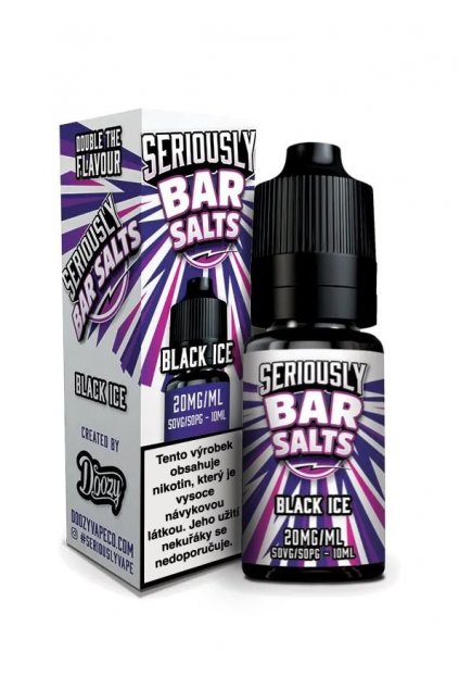 E liquid Doozy Bar Salts Black Ice min