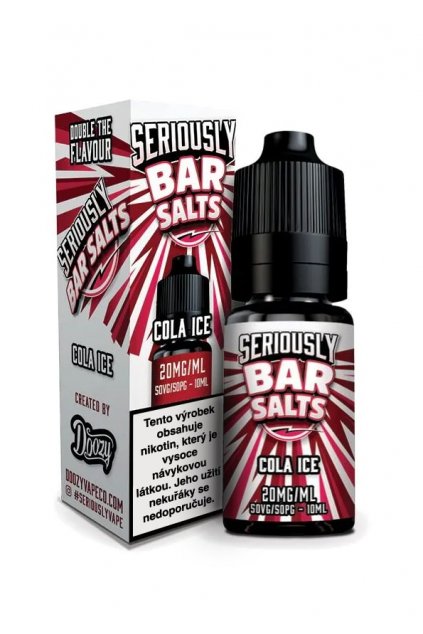 E liquid Doozy Bar Salts Cola ice min