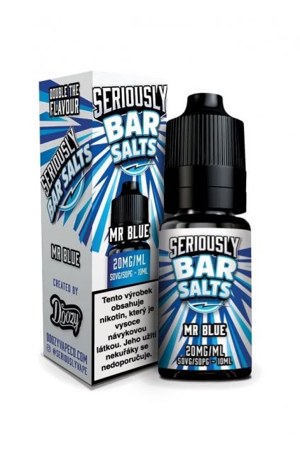 E liquid Doozy Bar Salts Mr Blue min