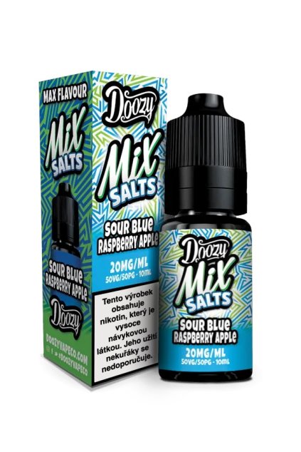 E liquid Doozy Mix Salts Sour Blue Raspberry Apple min