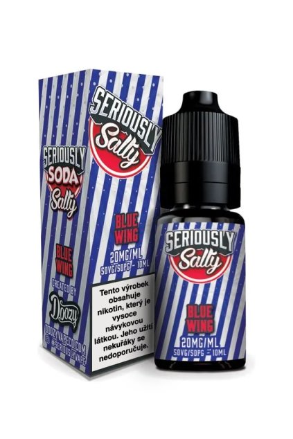 E liquid Doozy Seriously Salty Blue Wing min