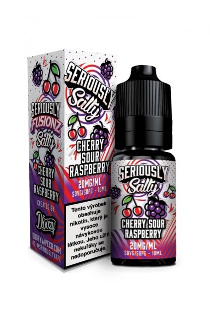 E liquid Doozy Seriously Salty Cherry Sour Raspberry min