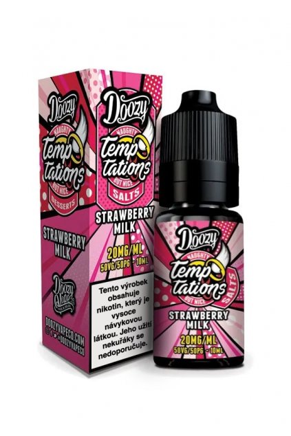 E liquid Doozy Temp Tations Strawberry Milk min