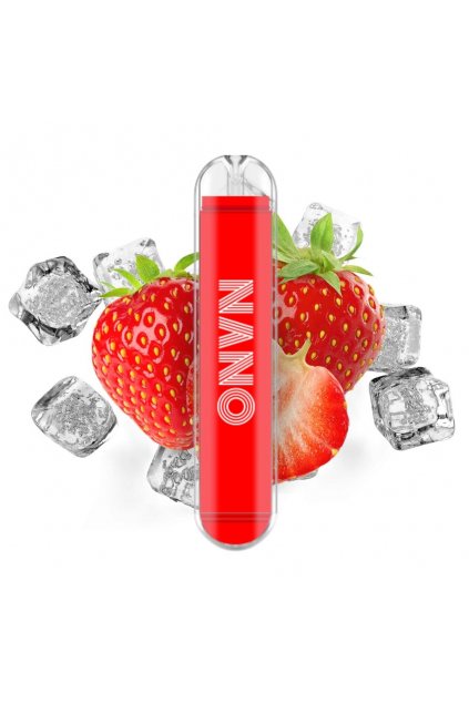 lio nano II strawberry ice jednorazova e cigareta