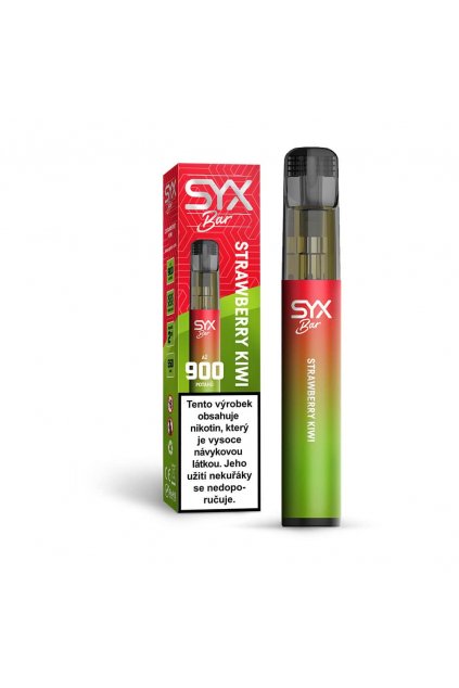 SYX BAR Strawberry Kiwi Jednorazova e cigareta min
