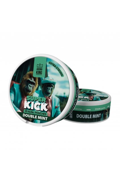 Aroma King Super Kick Double Mint NoNikotinove sacky