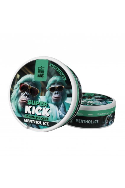 Aroma King Super Kick Menthol Ice NoNikotinove sacky