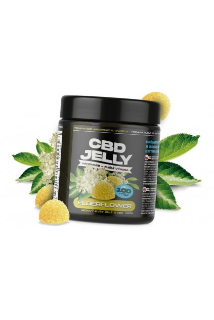 CBD Jelly Elderflower 100mg min