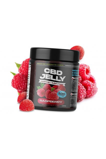 CBD Jelly Raspberry 100mg min