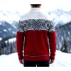 Norský merino svetr Elegant červeny 03