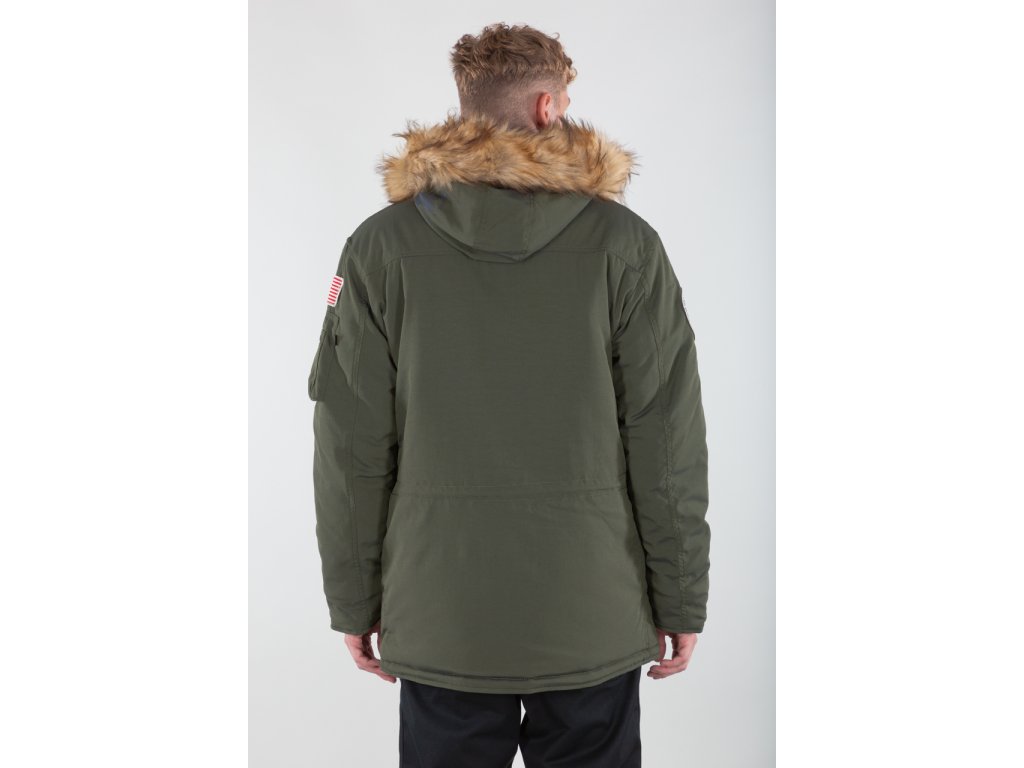 Alpha industries polar jacket dark green 2025
