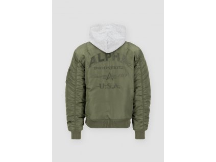 Bunda MA-1 ZH Back EMB sage green
