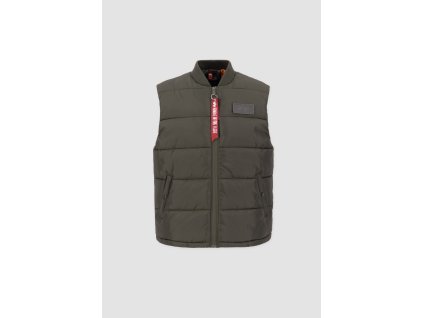 Vesta Puffer Vest LW dark olive
