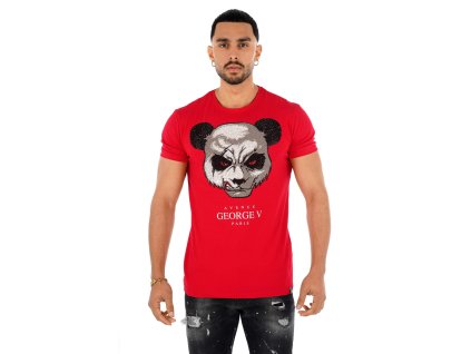 Tričko George V, červené (Velikost 3XL)
