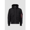 Bunda MA-1 Hooded black