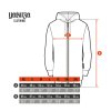 sizing chart women hoodie zip long 202502