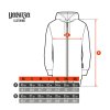 sizing chart women hoodie zip long 202502