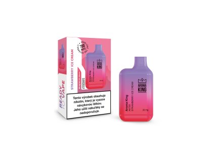 AK MINI CZ mockup box STRAWBERRY ICE CREAM 20 mg