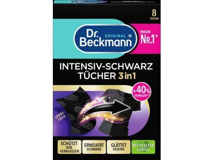 Dr. Beckmann ubrousky pro obnovu tmavých barev, 8 ks
