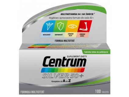 centrum silver 50 doplnek stravy 126 g 100 ks