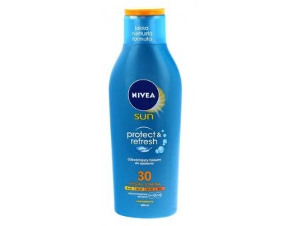 5041 nivea sun protect refresh of 30 mleko na opalovani s chladivym efektem 200 ml