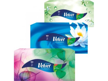5149 velvet classic papirove kapesnicky 2 vrstve 100 ks