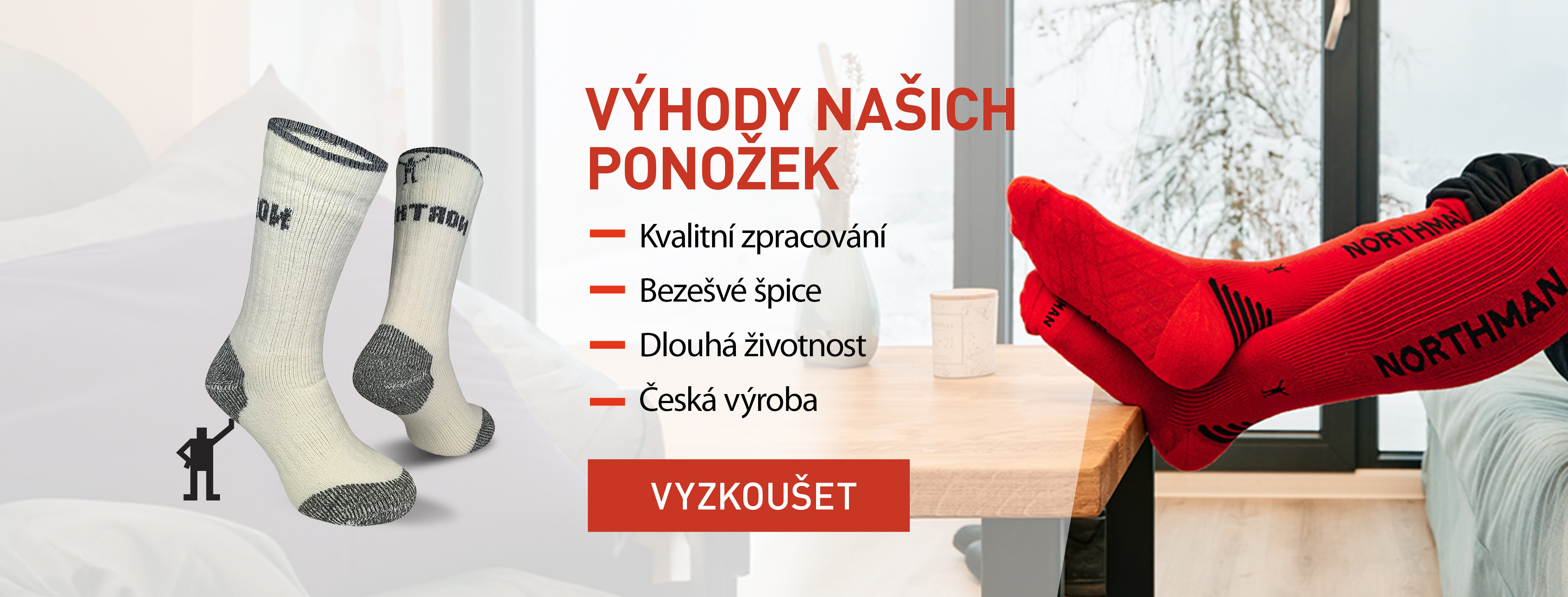 Výhody ponožek