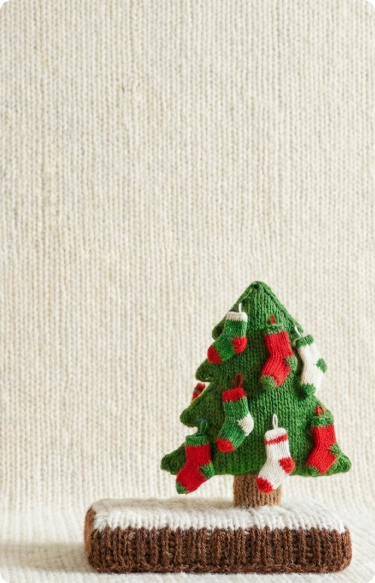 pletený stromeček