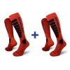 Ski Compress Merino 2 Pack červená