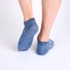 Gobi Summer Merino 4-PACK  Modré Kotníkové Merino Ponožky