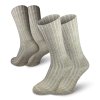 Perun Merino 2-pack  Béžové Turistické/Domácí  Merino Ponožky