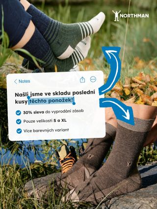 Ve skladu jsme našli poslední páry merino ponožek Skagen a Trojan2. 🧦 Zbyly už jen velikosti S a XL, tak jsme je poslali...