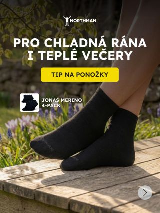 Jonas Merino jsou nízké ponožky, které unosíte po celý rok. 🧦 Jsou pletené z jemné merino vlny, která odvede vlhkost při...