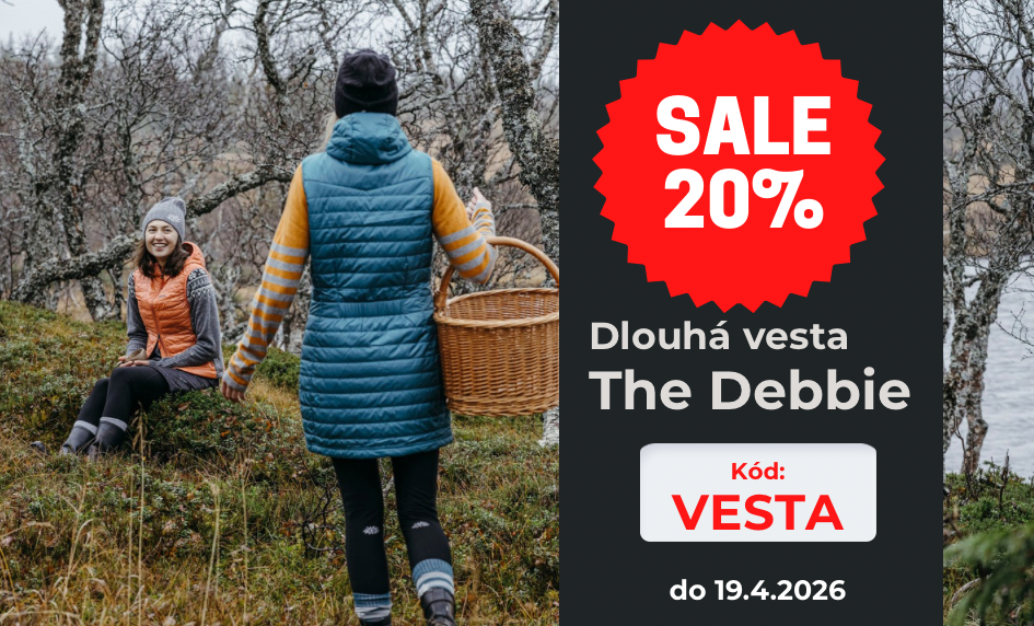Akce sleva -20 % vesta The Debbie